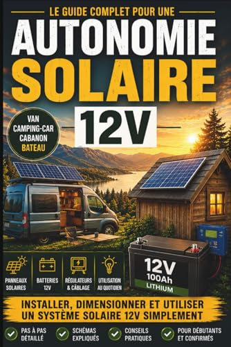 Autonomie Solaire 12V : Guide Complet pour Panneaux Solaires sur Camping-Car, Van ou Habitat Autonome: Autosuffisance Énergétique : Installer un Système Photovoltaïque en Camping-Car