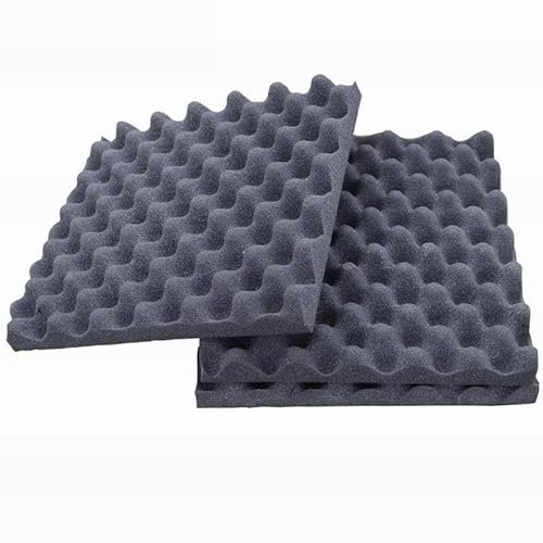 Recording Studio Foam Absorber, 6PCS sound absorbing cotton spot KTV piano room sound cotton adhesive 5cm Potant sponge cancellation cotton(2cm)