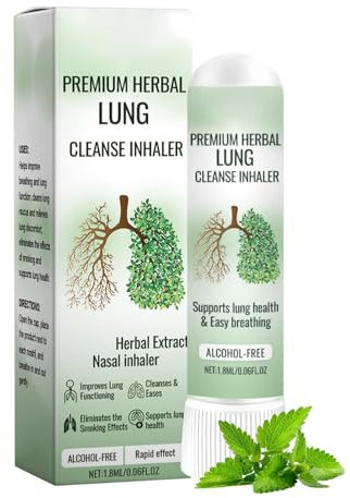 Inhalateur de désintoxication pulmonaire à base de plantess naturels | Inhalateur de nettoyage poumon pour le poumon, inhalateur de nettoyage pulmonaire pour le poumon, inhalateur de désintoxication