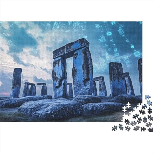 Stonehenge Quantum Computer 1000 Stück Puzzles Für Erwachsene Stress Abbauen Familien-Puzzlespiel 1000-teiliges Puzzle Lernspiel Spielzeug Geschenk 1000pcs (75x50cm)