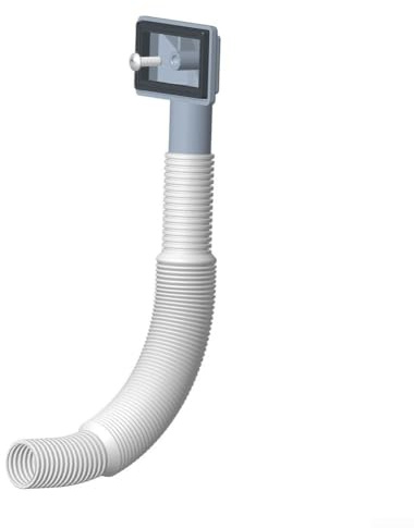 Overflow Pipe Washbasin Drainer Replacement Overflow Head Square Interface 77.5 x 41 mm for Kitchen Sink Bathroom ABS Plastic