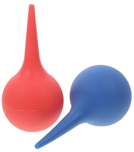 ORFOFE 2pièces Nettoyant Pour Oreilles Manuel Avec Poire Irrigation De Outil De Nettoyage Auriculaire Doux Pour Élimination Du Cérumen