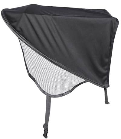 Gogogmee Funda para Parasol Protección Solar Resistente al Viento para Cochecito de Ñiño de Licra Material Spandex Negro Diseño para Uso al Aire Libre