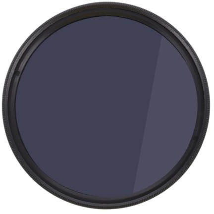Variabler Neutraldichtefilter 55mm für Kameraobjektive, Schwarz | Aluminium, Abnehmbar und Leicht zu Montieren, für Langzeitbelichtung an Wasserfällen und Bächen