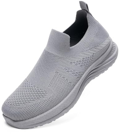 JOMIX Sneakers Donna Slip On Senza Lacci Scarpe da Corsa Leggere Traspiranti Antiscivolo Ammortizzate per Passeggiata Fitness Yoga Palestra Outdoor