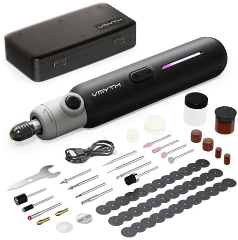 Brushless Cordless Rotary Tool kit, Mini Rotary Tool brushless Motor with up to 22,000 RPM and a 15,00mAh Large Capacity Battery, 67-piece Multifunctional Rotary Tool Set