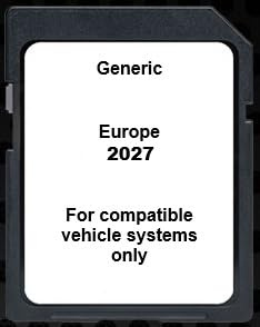 Genérica - Tarjeta de Memoria GPS para navegación Europa 2027, 32 GB – Compatible con ciertos Sistemas Volkswagen, Skoda, Seat y Discover Media 2 (MIB2)