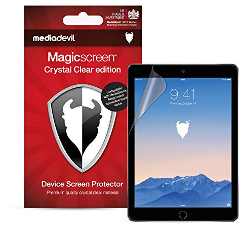 MediaDevil Protector de Pantalla para iPad 2018/2017, iPad Pro 9.7, iPad Air 1/2 - Edición Crystal Clear - (2 Protectores)