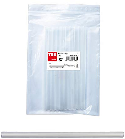 TOX Verbundmörtel-Zubehör Liquix Longa 200 mm, praktische Statikmischer-Verlängerung zum Verfüllen tiefer Bohrlöcher ab einer Verankerungstiefe von ≥ 190 mm, 10 Stück im Beutel, 08460090