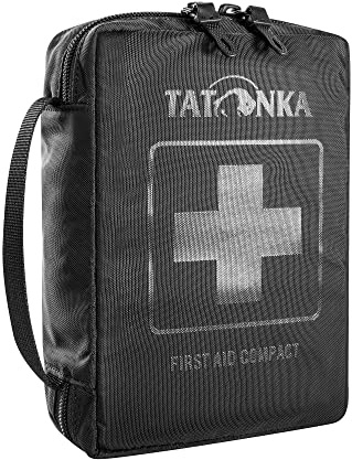 Tatonka First Aid Kit Compact - Erste Hilfe Set mit umfangreichem Inhalt - U. a. Rettungsdecke, Checkliste und Spickzettel für die Erstversorgung - Für Outdoor, Wandern, Trekking - 18 x 12,5 x 5,5 cm