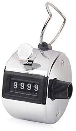 SPORTARC Tally Counters, Handheld, 4-stellig, mechanisch, Tally-Zähler, Handfläche, Fingerzähler, Clicker für Reihenzählen, Golfstricken, Sport