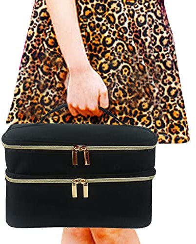 Douchi Large Sewing Accessories Organizer | Storage Basket for Supplies, Scissor, Needles, Black