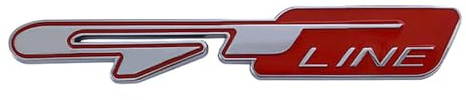 KAnduo Emblemas del Coche Carrocería Cromo Insignia Compatible con para Kia Sportage Picanto Rio Stonic K5 Proceed GT Line,B