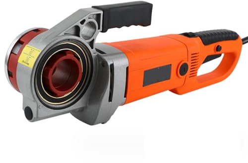 SACLMD Kit di azionamento Manuale per impieghi gravosi,filiera per Tubi elettrici,Kit di Filettatura per Taglio Tubi,per Tubi dell'Acqua,Tubi del Gas,220V-6heads