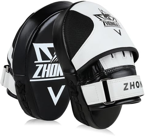 LDSSTED Wesentliche Gebogene Boxhandschuhe für Boxen und MMA, Boxhandschuhe für Männer und Frauen, Trainingshandschuhe und Kissen für Sportler, Muay Thai, für Sparring und Training