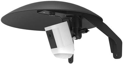 2 in 1 Kamera Sonnenschutz Halterung, Kamerahalterung und Wetterschutz für Blink Kameras and für Ring Kameras, Überwachungskamera Abdeckung Halterung (1 Stück)