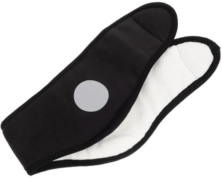 LIFKOME Adjustable Black Sleep Ear Muffs with Plush Cotton and Spandex for Noise Blocking and Comfortable Winter Outdoor Activities, Ear Covers for Travel and Sleep Random Color