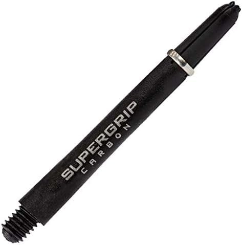 Harrows Dart Imperium Supergrip Carbon Shafts (Silber, Medium)