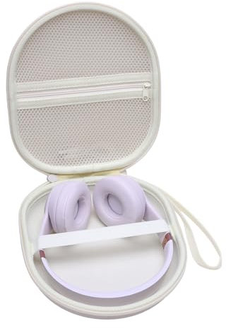 XANAD Headphone Case for Sony WH-CH520, WH-CH720N, soundcore H30i, JBL Tune 510 BT, 520 BT, JR310BT, Marshall Major V, Sony MDR-ZX310, ZX110, Solo 3 Headphones (Khaki)