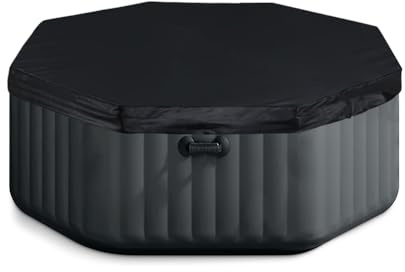 Cozzka Octagon Hot Tub Cover Waterproof Heavy Duty Outdoor Octagonal Spa Pool Cover