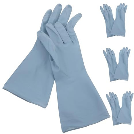 Zerodeko Spülhandschuhe Für Damen – 4er-pack – Reinigungshandschuhe – Wiederverwendbar – Leicht – Handschuhe Zum Reinigen – Perfekt Für Die Küche