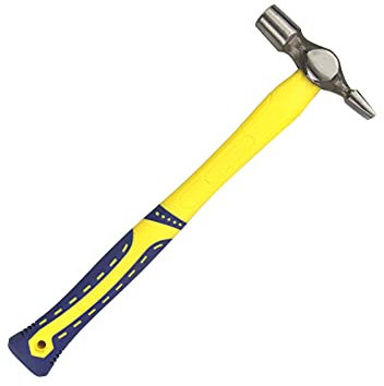 Multifunktionshammer-Professioneller Eisenhammer, Blechhammer Spitzhammer Flachkopf-Entenschnabelhammer, Elektriker-Schweißerwerkzeuge Multifunktionshammer (Größe: 18 mm)