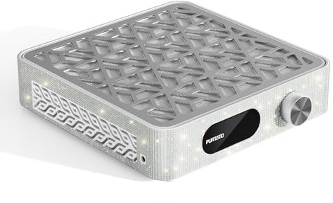 Purtato Colector de polvo de uñas, potente ventilador de vacío, extractor de polvo, máquina de succión de polvo para esmalte de uñas acrílicas, salón de uñas, diamante blanco