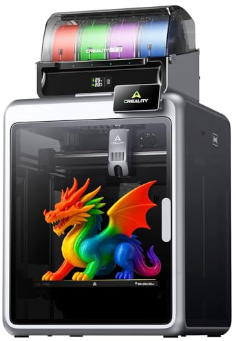Creality K2 Pro Combo (A) 3D-Drucker, Mehrfarbendruck mit CFS, 600 mm/s, automatische Nivellierung, aktive Kammerheizung, Direktantrieb-Extruder, großes Bauvolumen von 300 × 300 × 300 mm
