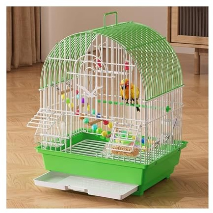 Fågelbur papegojbur speciell ekologisk villa stor hemmabruk Papegojbur(Green)