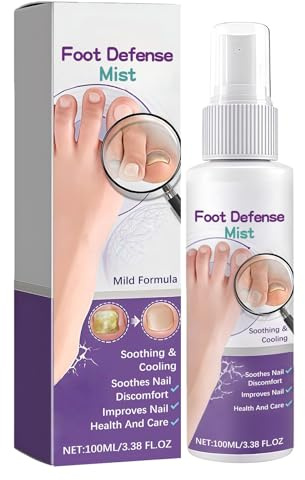Fußnägel pflegend Spray,100ml Nagelpflege,Schutz & Stärkung brüchiger Nägel,Spendet Feuchtigkeit trockener Nagelhaut,Splitternde & Weiche Nägel Starke Nägel Einfach & Schnell (Lila)