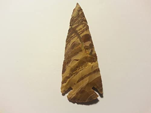Pfeilspitze zwischen 2-11cm aus Achat (Steinzeit Nachbau) (9 bis 10cm)