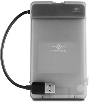 VANTEC USB 3.1 TO 2.5 SATA III HARD DRIVE ADAPTER WITH CASE