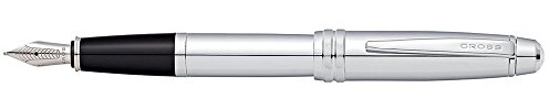 Cross Bailey Pure Chrome Fountain Pen - medium nib - Premium Box (AT0456-10MS)
