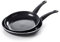 GreenChef Diamond GreenChef Soft Grip Ensemble de Poêles à Frire Antiadhésives 24cm & 28cm sans PFAS, Noir