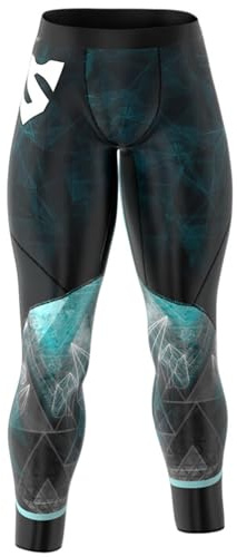 SMMASH Galaxy Sport Långa Leggings för Män, Herr Kompression Löpning Leggings, Träning sporttights, funktionsunderbyxor, Gym, OCR, Andas och Lätt, Antibakteriellt Material, Tillverkad i EU (M)