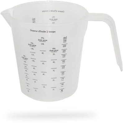 GREENSTAR - Doseur D'huile Pour Mélange 2 Temps - Essence Et Huile - Système De Graduation - 500 ml