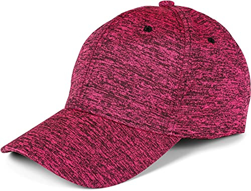 styleBREAKER Unisex Baseball Cap Meliert 6-Panel Klettband | Gebogener Schirm (7 cm), gestickte Luftlöcher, integriertes Schweißband. Stufenlos anpassbar für 54-59 cm Kopfumfang.