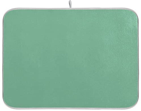 Sage Green - Bayeta Escurreplatos, Alfombrilla de Secado para Platos (Tamaño Pequeño), Color Verde