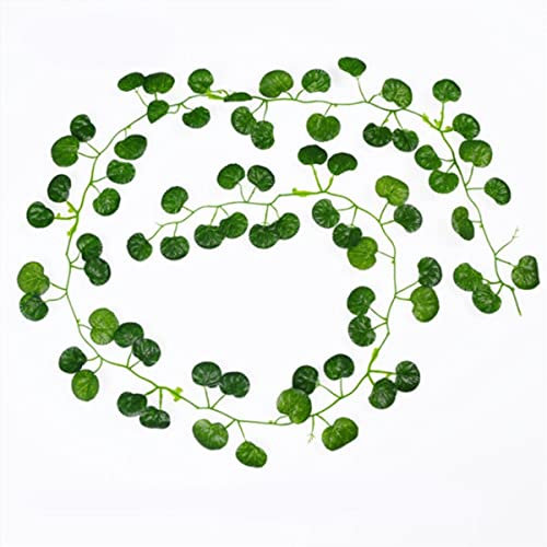 1Pcs 210Cm Grüne Seide Künstliche Hängende Weihnachtsgirlande Pflanzen Weinblätter DIY Home Hochzeit Party Badezimmer Garten Dekoration-Begonie Blätter