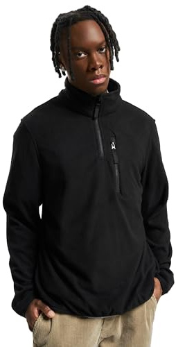 Brandit Fleece Troyer, svart, XL