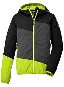 Killtec Jungen 2-Lagen-Funktionsjacke/Outdoorjacke mit Kapuze KOS 223 BYS JCKT; schwarz, 152, 39274-000