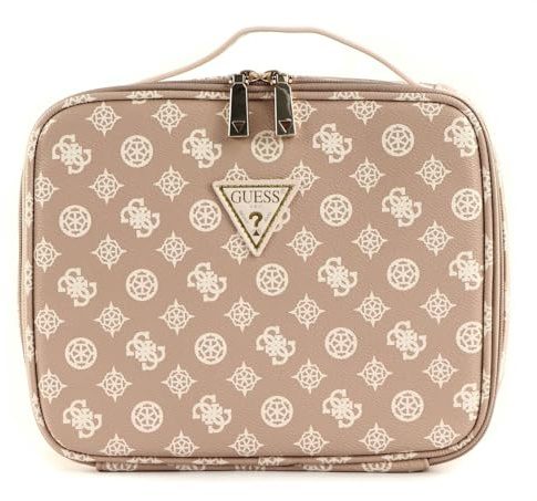 GUESS Wilder Travel Cosmetic Organizer Case Nude/Blush Multi