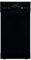Cookology CFSD4510 Slimline Freestanding Dishwasher in Black - 45cm Width - Compact Design - 10 Place Settings - 6 Wash Cycles - LED Control Panel - 8 Hour Delay Timer - Ideal for Small Families