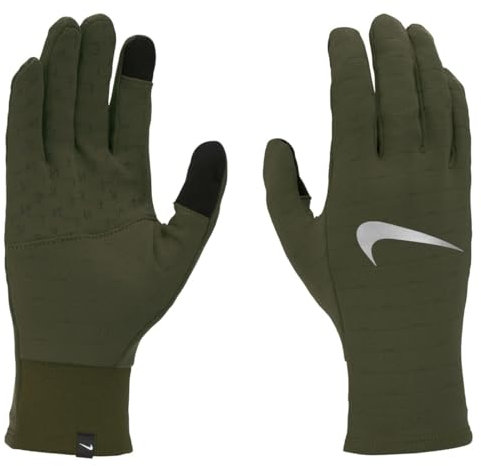 Nike M Sphere 4.0 RG 360 Laufhandschuhe Männer in der Farbe medium Olive/medium Olive/Silver, Größe: S, N.100.2980.203.SL