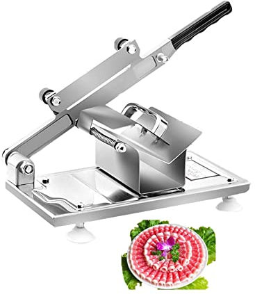 Manual Frozen Meat Slicer Stainless Steel Meat Meat Slicing Machine Beef Mutton Roll for Hot Pot Shabu Vegetable Sheet Slicing Home And Commercial Use