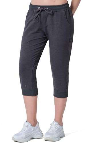 Smith & Solo Pantaloni da jogging da donna – Pantaloni sportivi da donna in cotone | Pantaloni lunghi attillati | Pantaloni da allenamento, fitness, a vita alta – Pantaloni da corsa moderni