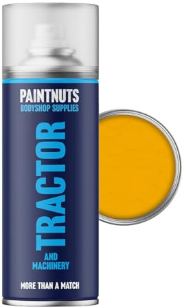 Paintnuts Tractor & Machinery Paint suitable for CAT Yellow (BMS0281) - 400ml Aerosol