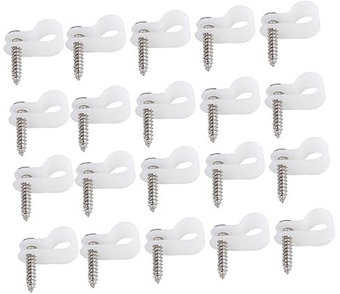 EXCEART Clip Fissaggio per R Tipo 100 Pezzi Organizzatore e Resistente per e Garage per in