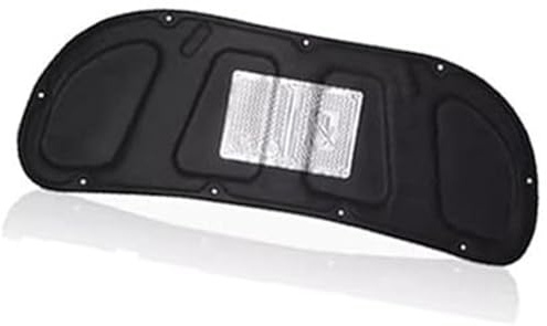 XEDLAMP For Kia, for Rio 3 QB 2012 2013 2014 2015 2016 2017 Tappetino isolante insonorizzante for cofano motore auto, rivestimento termico in cotone Scudo termico del motore(BLACK Style 2)