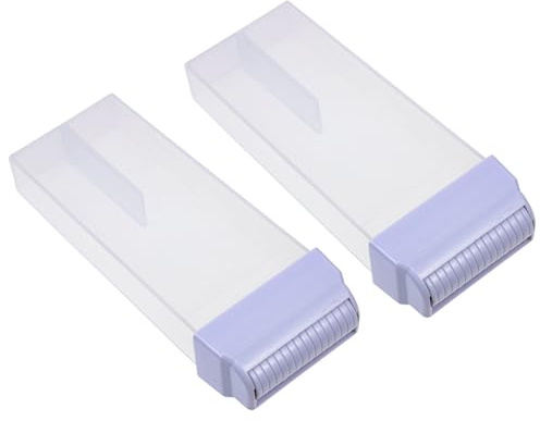 COLLBATH 2pcs Bouteille de Cire Dépilatoire en Abs Légère et Compacte pour Épilation Visage Femme, Design Simple et Pratique, pour Salon et Usage Domestique Couleur Aléatoire